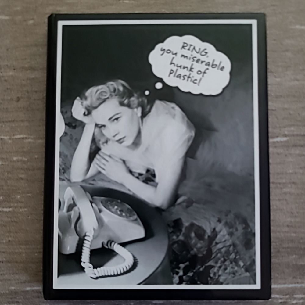 Ring You Miserable Hunk Of Plastic...Hallmark Address Book